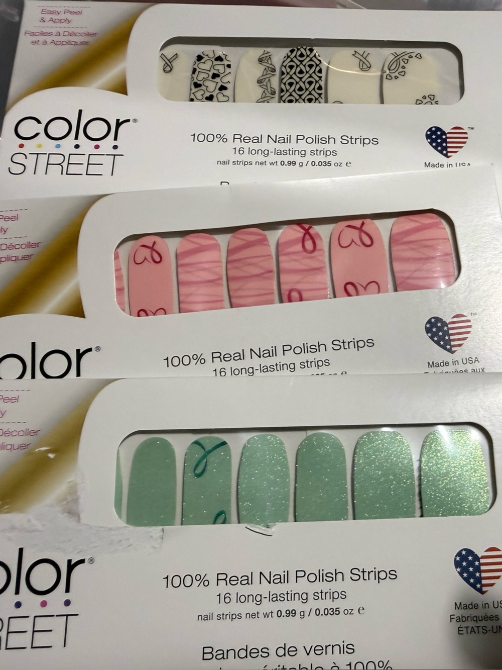 Color Street nail strip bundle (4)